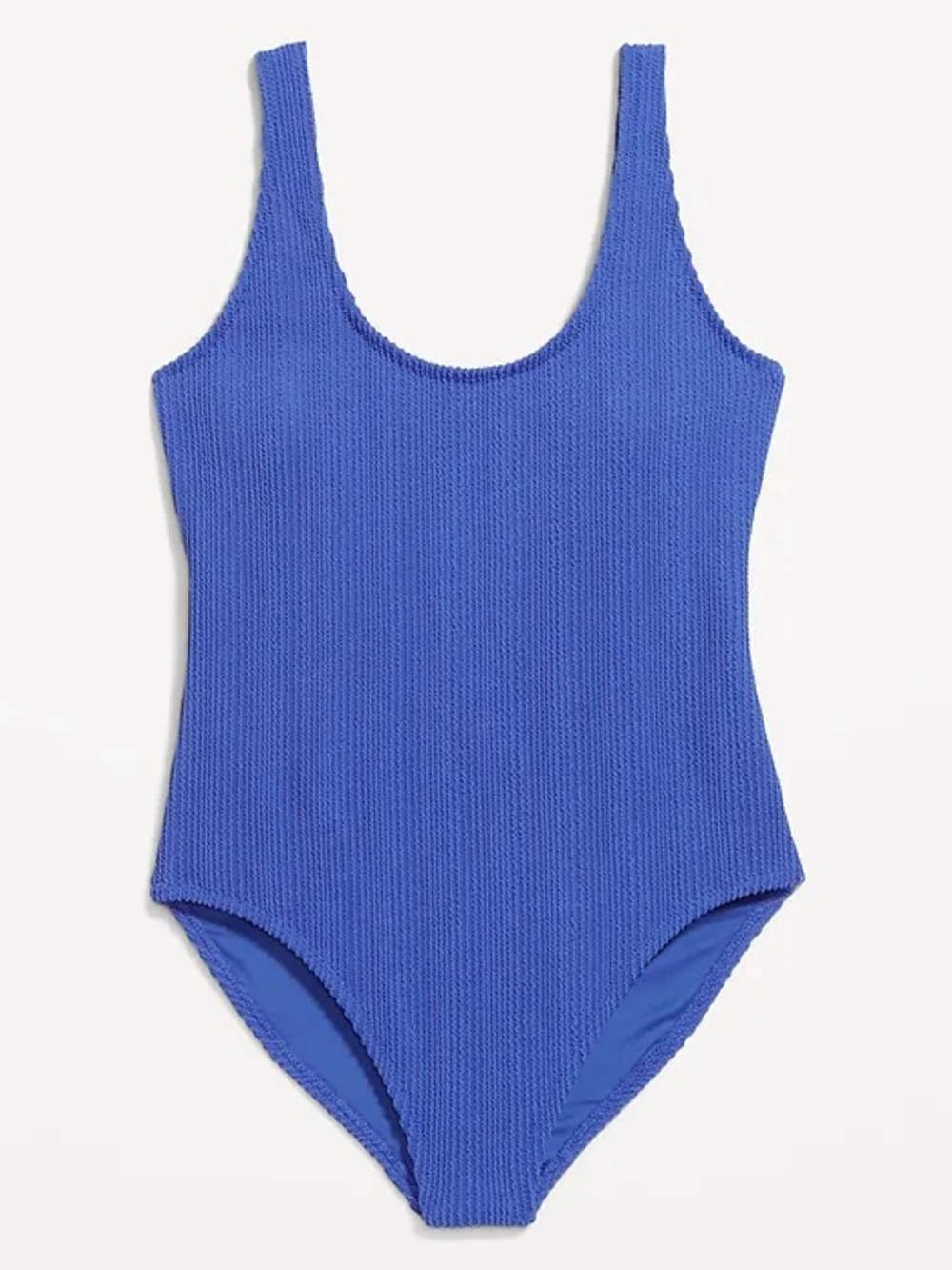 Old Navy Blue Textured One-Piece Swimsuit